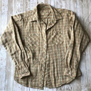 Woolrich Cotton Flannel Long Sleeve Womens SMALL